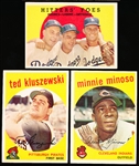 1959 Topps Baseball- 3 Diff