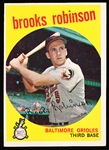 1959 Topps Baseball- #439 Brooks Robinson, Orioles