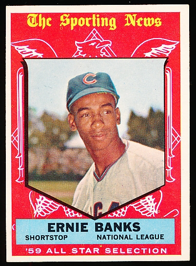1959 Topps Baseball- #559 Ernie Banks All Star- Hi#