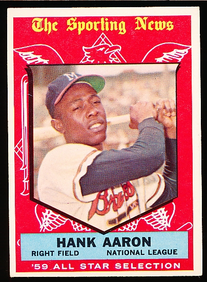 1959 Topps Baseball- #561 Hank Aaron All Star- Hi#