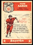 1959 Topps Baseball- #561 Hank Aaron All Star- Hi#