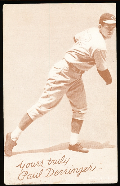 1939-46 Salutation Bb Exhibit- Yours Truly, Paul Derringer