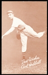 1939-46 Salutation Bb Exhibit- Best Wishes, Carl Hubbell