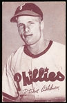 1947-66 Baseball Exhibit- Ritchie Ashburn, Phillies- Made in USA bott rt- no “An Exhibit Card”