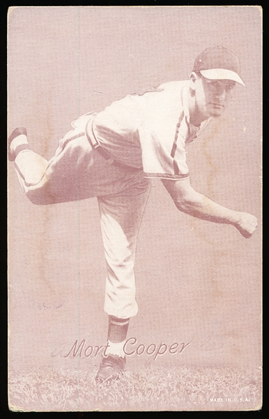 1947-66 Baseball Exhibit- Mort Cooper