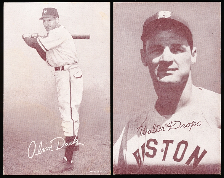 1947-66 Baseball Exhibits- 2 Diff