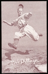 1947-66 Baseball Exhibit- Bob Dillinger, Browns- “An Exhibit Card” bottom left Variation