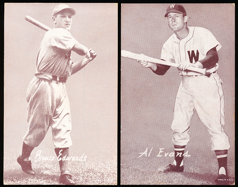 1947-66 Baseball Exhibit- 2 Diff