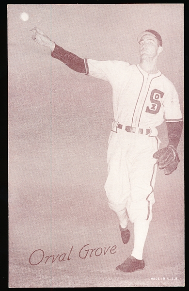 1947-66 Baseball Exhibit- Orval Grove