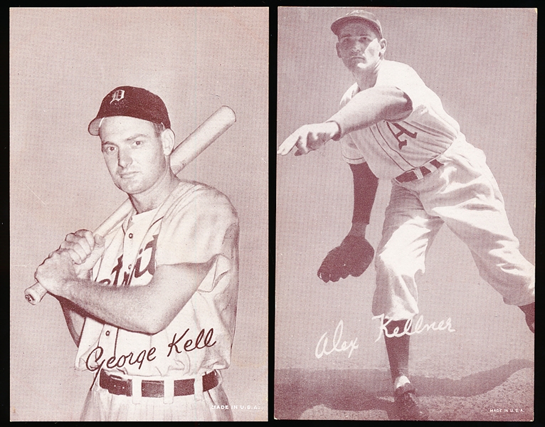 1947-66 Baseball Exhibits- 2 Diff