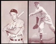 1947-66 Baseball Exhibits- 2 Diff