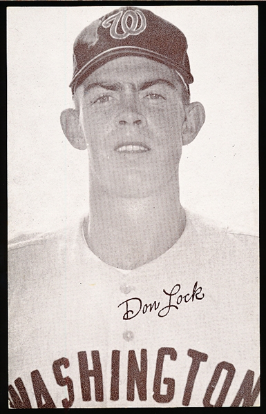 1947-66 Baseball Exhibit- Don Lock- Ex.