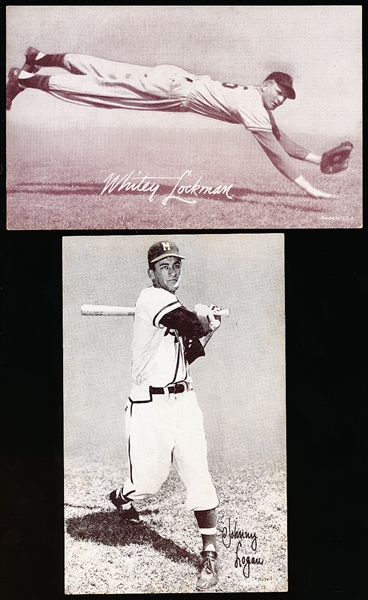 1947-66 Baseball Exhibits- 2 Diff