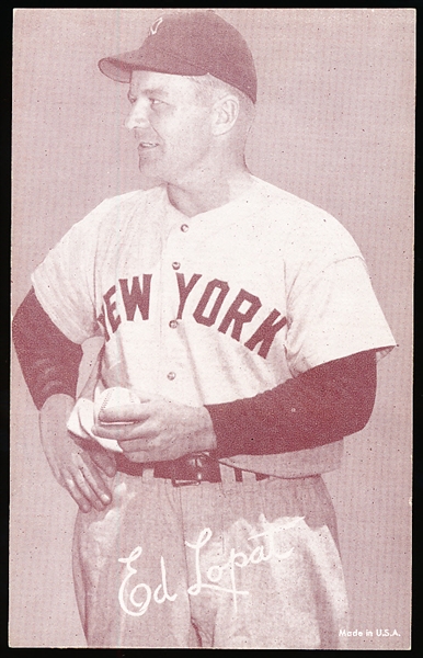 1947-66 Baseball Exhibit- Ed Lopat, Yankees