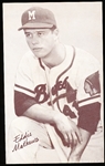1947-66 Baseball Exhibit- Eddie Mathews- Name Correct (black print)
