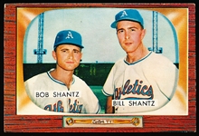 1955 Bowman Bb- #139 Shantz Bros
