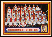 1957 Topps Baseball- #322 Cinc Reds Team