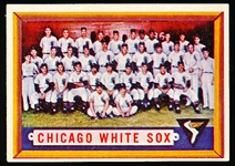 1957 Topps Baseball- #329 White Sox Team- Semi Hi#