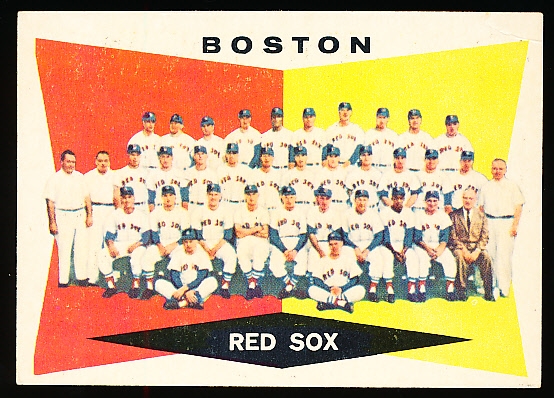 1960 Topps Baseball- #537 Boston Red Sox Team- Hi#