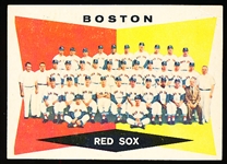 1960 Topps Baseball- #537 Boston Red Sox Team- Hi#