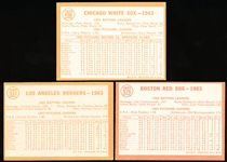 1964 Topps Bb- 3 Team Cards