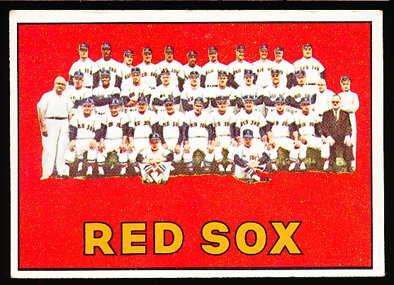 1967 Topps Bb- #604 Boston Red Sox- Hi# 