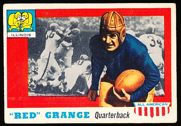 1955 Topps All American Football- #27 Red Grange, Illinois