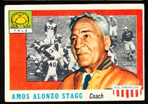 1955 Topps All American Football- #38 Amos Alonzo Stagg, Yale