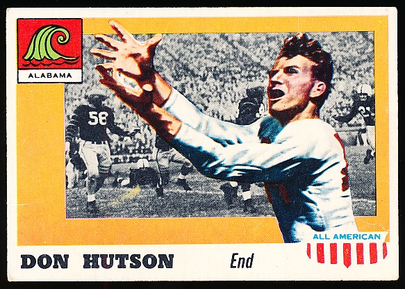 1955 Topps All American Football- #97 Don Hutson, Alabama