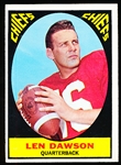 1967 Topps Football- #61 Len Dawson, Chiefs