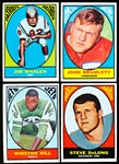 1967 Topps Fb- 4 Diff