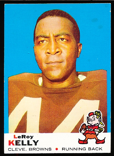 1969 Topps Fb- #1 Leroy Kelly, Browns