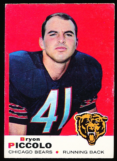 1969 Topps Fb- #26 Bryan Piccolo RC, Bears