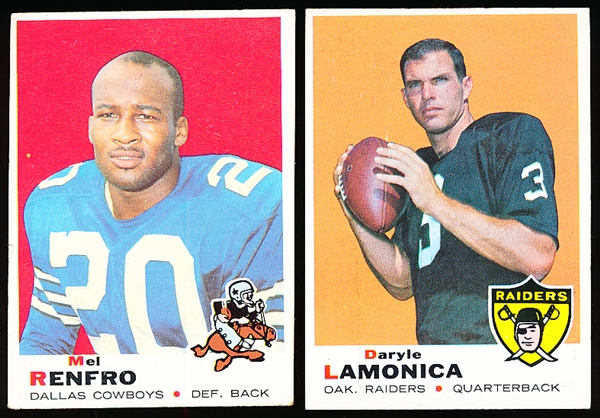 1969 Topps Fb- 2 Diff