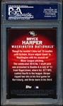 2011 Bowman Chrome Bb- “Retail Exclusive Red”- #BCE1 Bryce Harper, Nationals- PSA Graded MINT 9