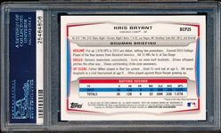 2014 Bowman Chrome Prospects Bb- #BCP25 Kris Bryant, Cubs- PSA Graded MINT 9