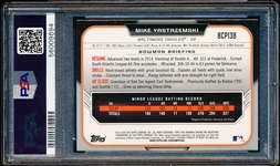 2015 Bowman Chrome Bb- “Prospects”- #BCP138 Mike Yastrzemski, Orioles- PSA Graded MINT 9