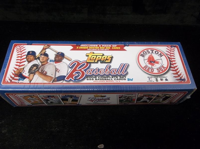 2006 Topps Baseball Factory Sealed “Red Sox” Set of 704