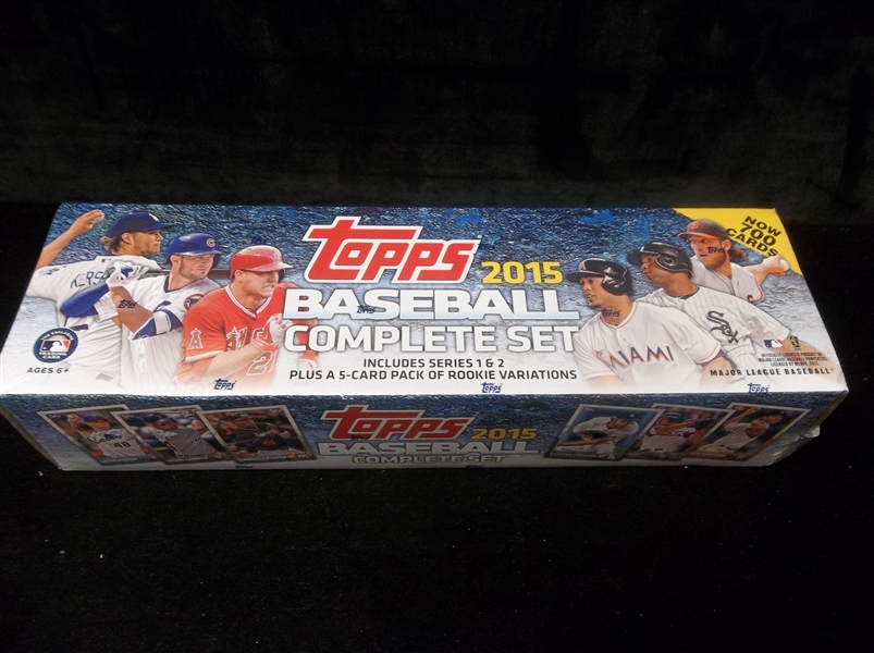 2015 Topps Baseball Factory Sealed Set of 705