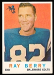 1959 Topps Football- #55 Raymond Berry, Colts