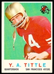 1959 Topps Football- #130 Y. A. Tittle, 49ers
