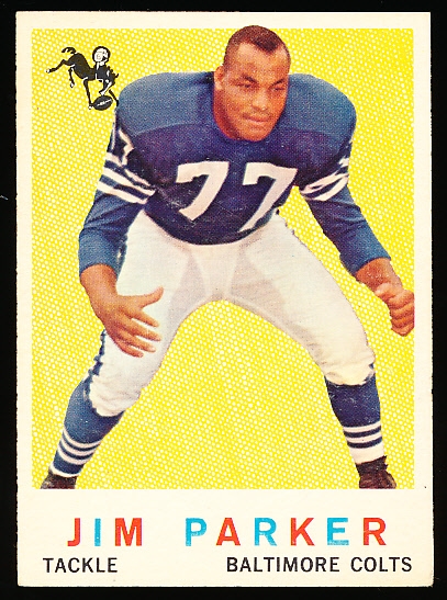 1959 Topps Football- #132 Jim Parker RC