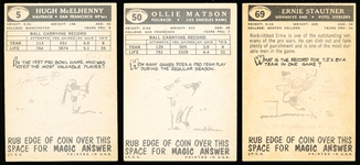 1959 Topps Football- 3 Diff