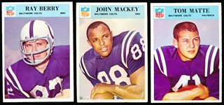 1966 Philly Football- 3 Diff Colts