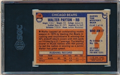 1976 Topps Football- #148 Walter Payton, Bears- SGC 6 (Ex-Nm)