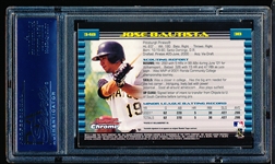 2002 Bowman Chrome Baseball- #348 Jose Bautista- PSA Mint 9