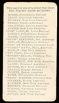 1911 E94 Close Candy Baseball- Lobert, Philadelphia- Regular checklist back with no advertising overprint