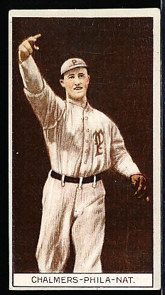 1912 T207 Bb- Chalmers, Phila Nat- Recruit Back