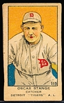 1919-21 W514 Bb- #115 Oscar Stanage, Detroit Tigers