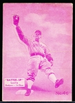 1934-36 Batter Up Bb- #46 Leslie, Dodgers- Purple Tint